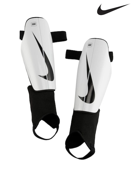 Nike White Charge Football Shin Guards (T03672) | £18