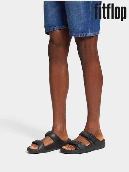 FitFlop Gogh Moc Leather Slides (T04801) | £90