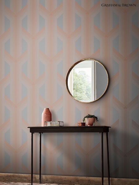 Graham & Brown Grey Lagom Geo 10M Wallpaper (T06701) | £80
