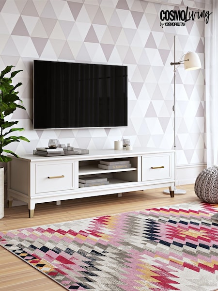 CosmoLiving White Westerleigh TV Stand (T07312) | £450
