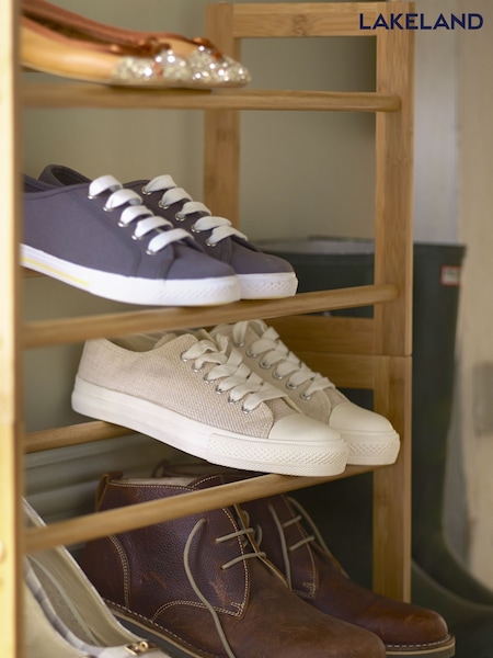 Lakeland Natural Extending Wooden Shoe Rack (T07425) | £27