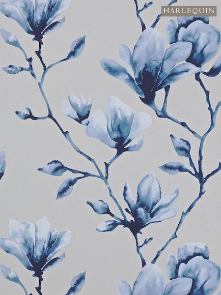 Harlequin Blue Lotus 10.05M Wallpaper (T09949) | £88