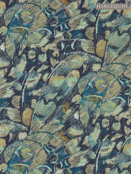 Harlequin Blue Lamina 10.05M Wallpaper (T09954) | £125