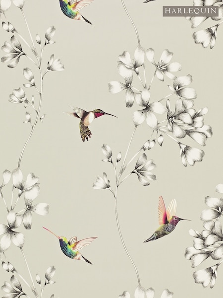 Harlequin Silver Amazilia 10.05M Wallpaper Paste The Wall (T09962) | £85