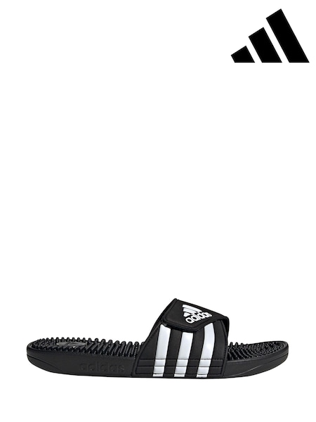 adidas Black/white Sportswear Adissage Slides (T11463) | £25
