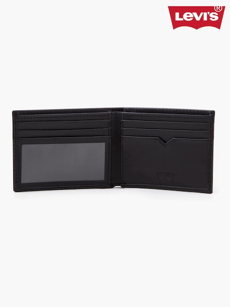 Levi's® Black Leather Card Wallet (T14868) | £35