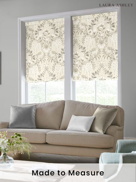 Laura Ashley Natural Parterre Made To Measure Roman Blind (T16592) | £79