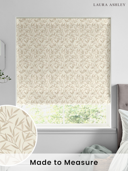 Laura Ashley Natural Willow Leaf Made To Measure Roman Blind (T16594) | £79