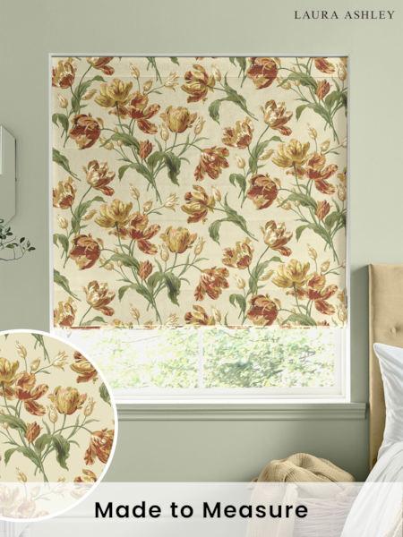Laura Ashley Gold Gosford Made To Measure Roman Blind (T16624) | £89