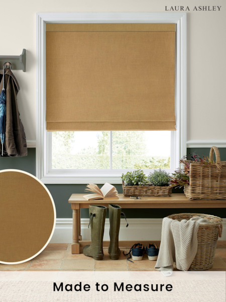 Laura Ashley Orange Swanson Made To Measure Roman Blind (T16628) | £84