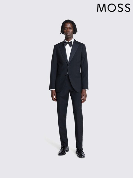 MOSS Black Tailored Fit Dress Jacket (T16789) | £299