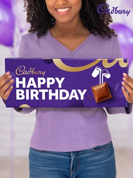 Cadbury Happy Birthday Dairy Milk Giant Chocolate Bar 850g (T19207) | £20