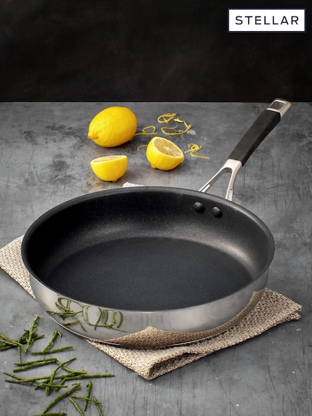 Stellar Silver Induction Non Stick Frying Pan 28cm (T20341) | £60