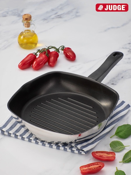 Judge Silver Vista Non Stick Grill Pan 24x24cm (T20360) | £45