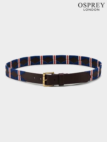 OSPREY LONDON Saddle Leather Mendoza Belt (T20489) | £35