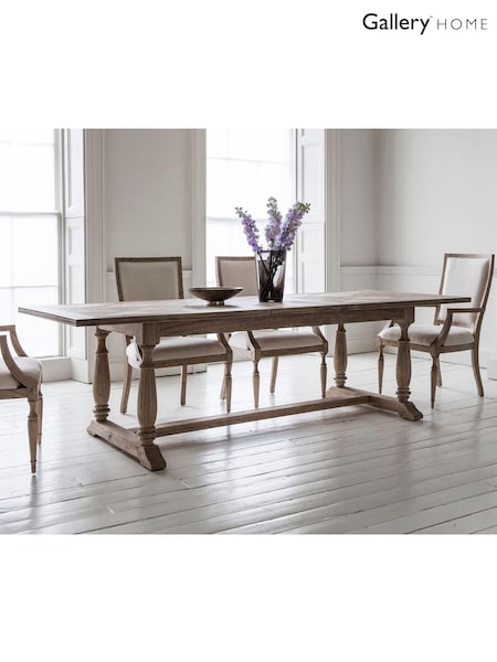 Gallery Home Natural Missouri 10 Seater Extending Dining Table (T21330) | £1,205