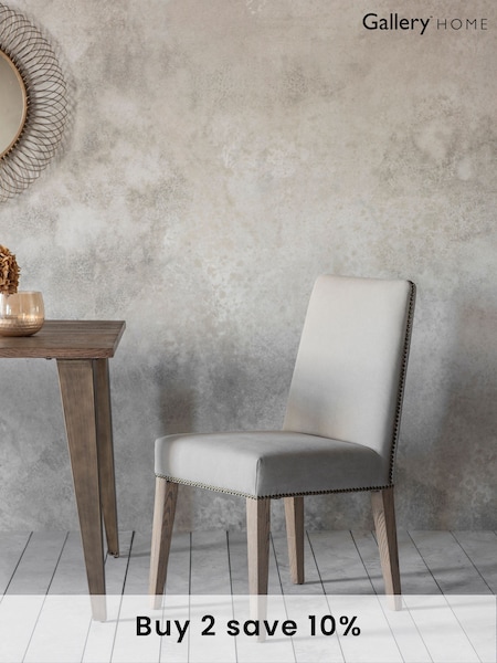 Gallery Home Set of 2 Cream Francisco Dining Chairs (T21336) | £370