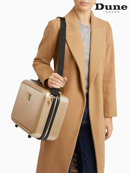 Dune London Gold Olive Vanity Case (T22236) | £79