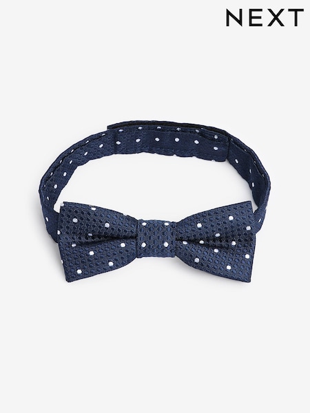 Navy Blue/White Bow Tie (1-16yrs) (T23092) | £7