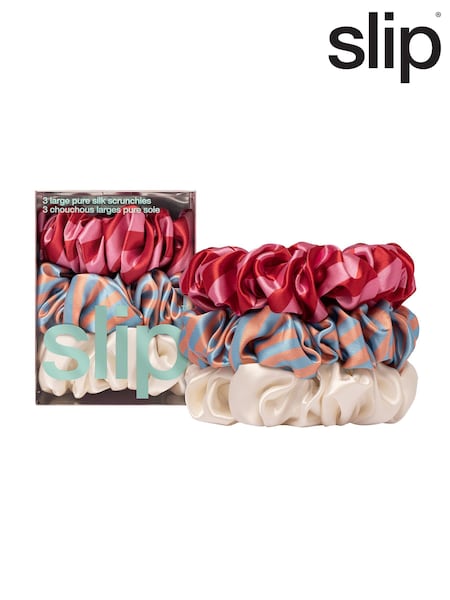 Mid Summer - Slip Pure Silk Large Scrunchies