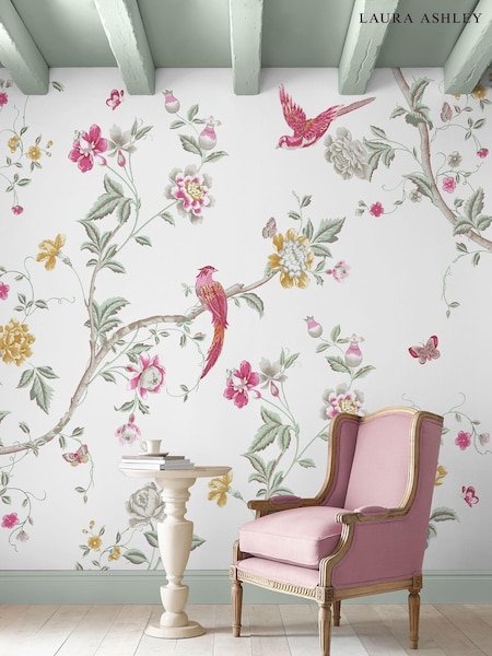 Laura Ashley Pink Summer Palace 3M Mural (T27516) | £250