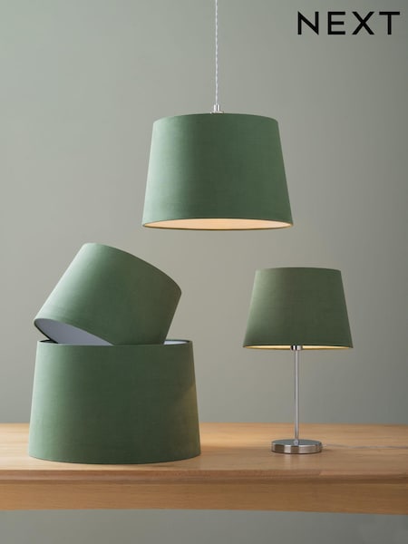 Green Lamp Shade Ceiling Light (T27657) | £18 - £25