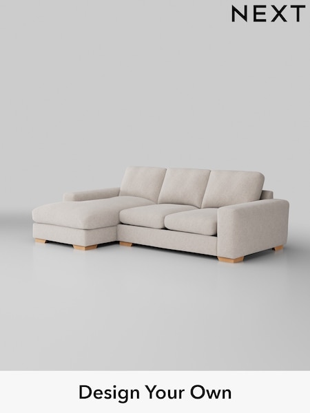 Chunky Chenille/Oyster Houghton Deep Relaxed Sit (T29235) | £2,125