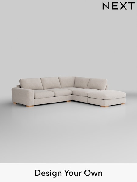 Chunky Chenille/Oyster Houghton Deep Relaxed Sit (T29235) | £2,625