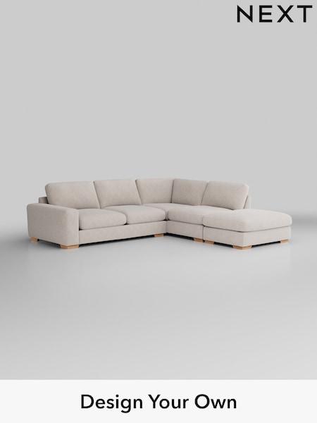 Chunky Chenille/Oyster Houghton Deep Relaxed Sit (T29235) | £2,675