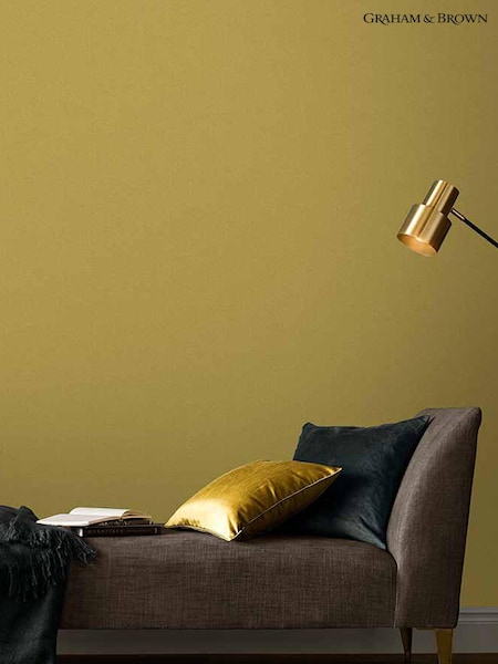 Graham & Brown Yellow Rene 10M Wallpaper (T30657) | £65