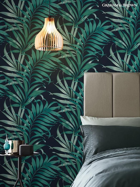Graham & Brown Blue Yasuni 10M Wallpaper (T30668) | £65