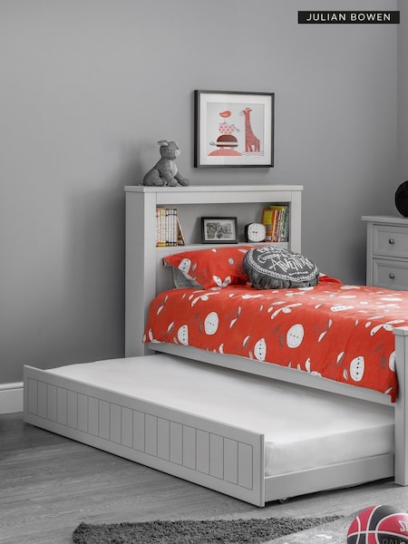 Julian Bowen Grey Maine Single Underbed Trundle (T31139) | £160