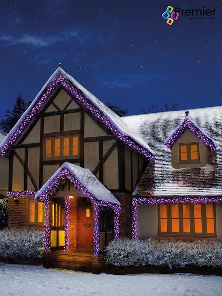 Premier Decorations Ltd Christmas LED Cluster Rainbow Lights (T31837) | £100
