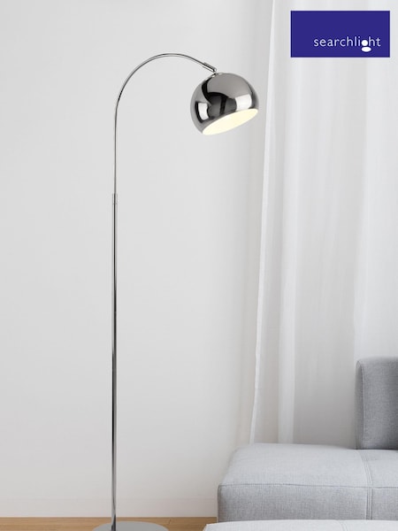 Searchlight Madenn Chrome Arch Floor Lamp (T36127) | £60