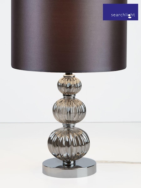 Searchlight Harlow Chrome & Smoke Glass Table Lamp (T36129) | £39