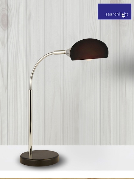 Searchlight Scholar Chrome Table Lamp (T36131) | £40