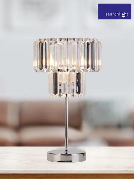 Searchlight Tara Chrome Table Lamp (T36141) | £40