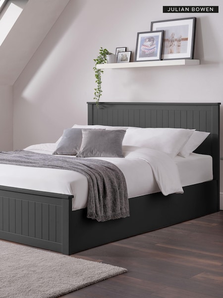 Julian Bowen Anthracite Maine Ottoman Storage Bed Bed (T36380) | £580 - £605