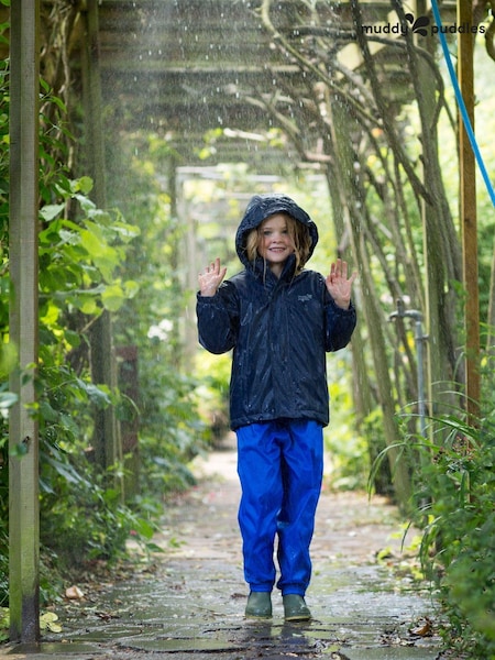 Muddy Puddles Blue Originals Waterproof Over Trousers (T36621) | £20 - £21