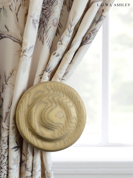 Laura Ashley Washed Oak Curtain Holdbacks (T38291) | £20