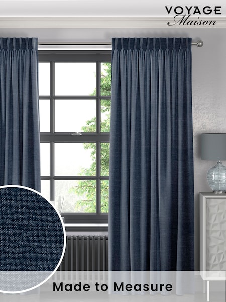 Indigo Voyage Maison Romeo Made To Measure Curtains (T43002) | £109