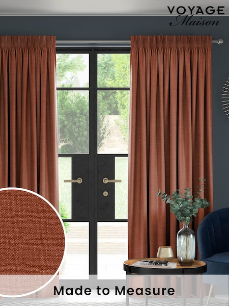 Terracota Voyage Maison Romeo Made To Measure Curtains (T43003) | £109