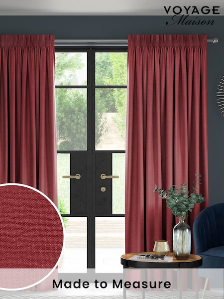 Raspberry Voyage Maison Romeo Made To Measure Curtains (T43005) | £109