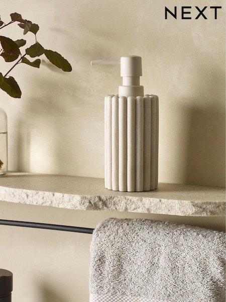 Natural Rib Soap Dispenser (T43162) | £12