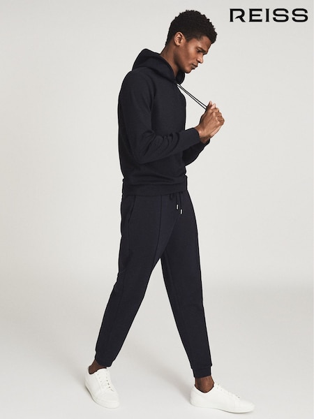 Reiss Navy Fabien Loungewear Hoodie (T44909) | £118