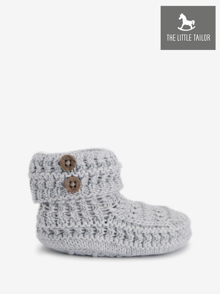 The Little Tailor Baby Soft Knitted 100% Cotton Boots (T45995) | £20