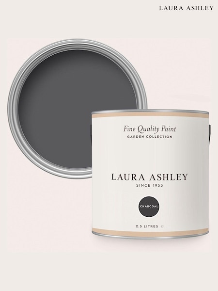 Laura Ashley Charcoal Grey Garden 2.5Lt Paint (T46528) | £40