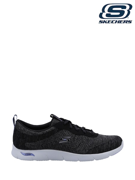 Skechers Black Arch Fit Refine Shoes (T46858) | £84