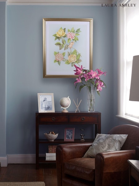 Laura Ashley Blue Roisin Framed Wall Art (T46868) | £80