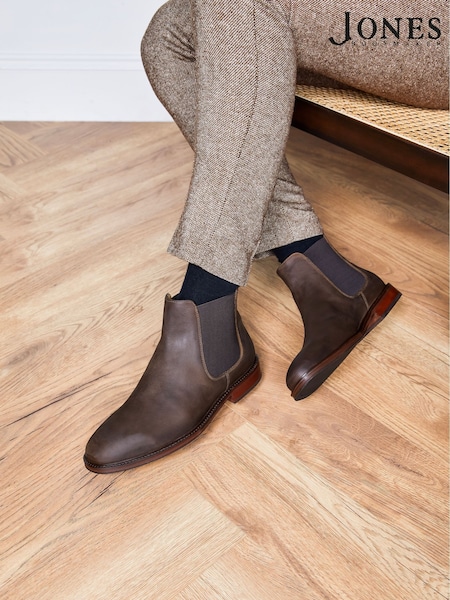 Jones Bootmaker Mens Debden Leather Chelsea Boots (T46952) | £120
